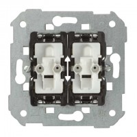 Interruptor SIMON 82 doble con embornamiento rápido+tecla 10AX negro mate -  Guarconsa - Distribuidor de material eléctrico líder en Madrid